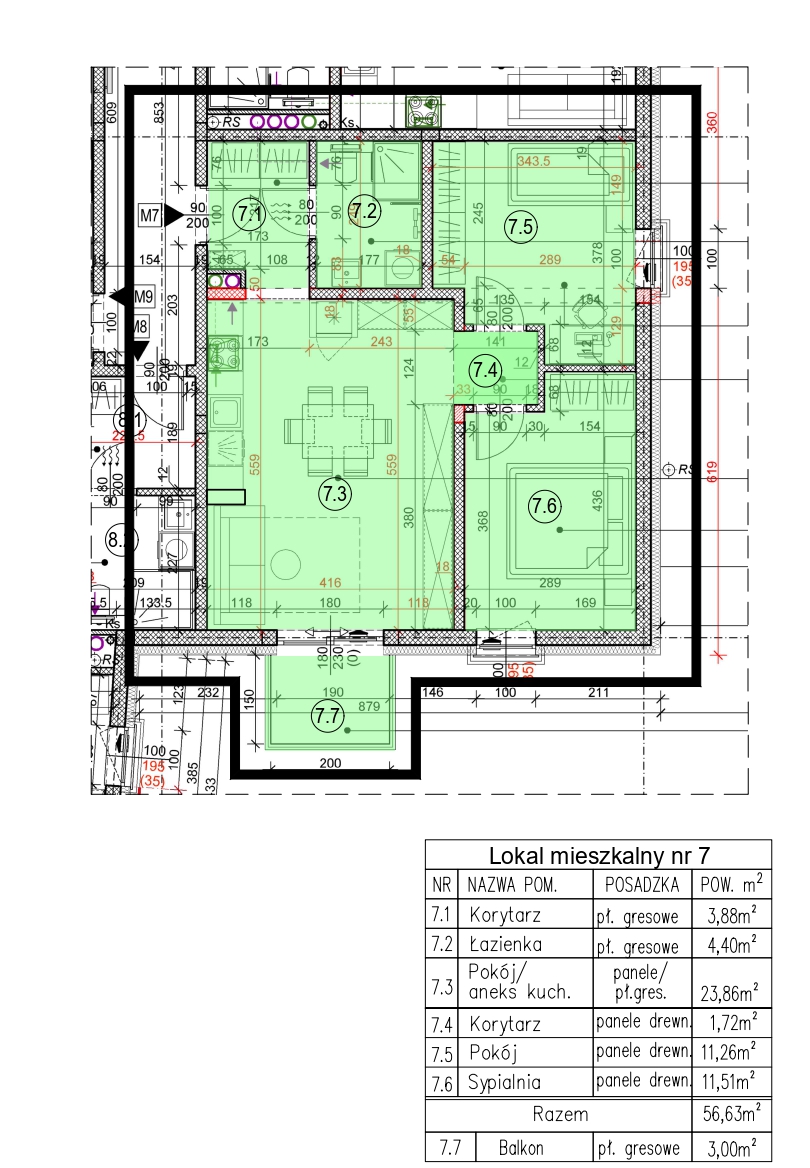 APARTAMENT NR. 7 II PIETRO